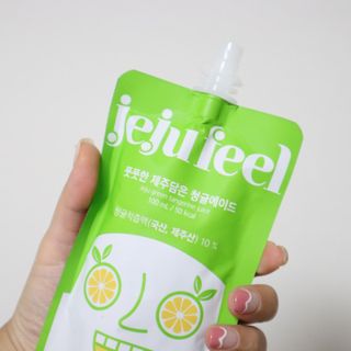 JEJUFEEL 풋풋한 제주담은 청귤에이드 — 5점을 준 리뷰어가 2022년 9월 올린 사용 사진