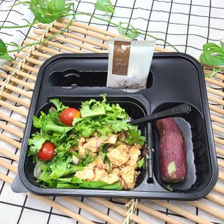 참살이도시락 작심삼일 샐러드도시락 3개 맛보기 새벽배송 또는 택배배송 — 5점을 준 리뷰어가 2021년 8월 올린 사용 사진