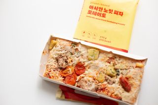 브라잇벨리 비건피자 [노밋피자알로하 & 노밋피자포테이토] 2가지맛 — 5점을 준 리뷰어가 2022년 7월 올린 사용 사진