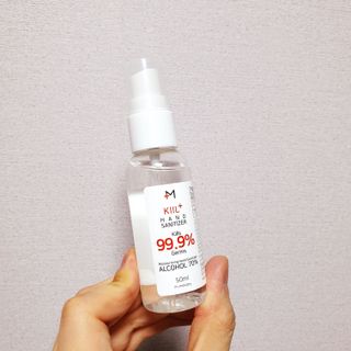[엠메이데이] 그린티 피톤치드 감쪽같이 500ml + 손소독액 50ml — 5점을 준 리뷰어가 2022년 2월 올린 사용 사진