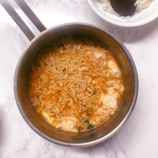 [풀무원] 자연은맛있다 정면, 백면, 홍면  세트 — 5점을 준 리뷰어가 2021년 4월 올린 사용 사진