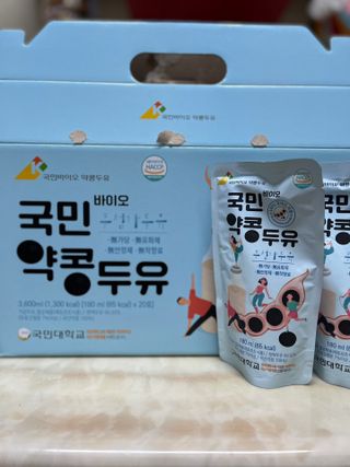 국민바이오 약콩두유 — 4점을 준 리뷰어가 2022년 5월 올린 사용 사진