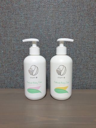 mom e 맘이 내추럴 베이비 케어 샴푸앤바스+로션 — 4점을 준 리뷰어가 2021년 1월 올린 사용 사진