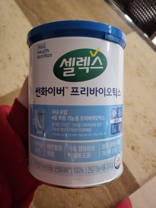 셀렉스 썬화이버 프리바이오틱스 — 5점을 준 리뷰어가 2021년 12월 올린 사용 사진