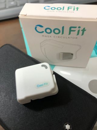 주식회사 휴레브 Cool Fit(마스크 공기 순환 장치) — 5점을 준 리뷰어가 2022년 11월 올린 사용 사진