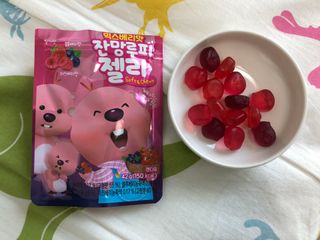 [팔도] 잔망루피젤리 믹스베리맛 42g 8개 — 5점을 준 리뷰어가 2022년 2월 올린 사용 사진