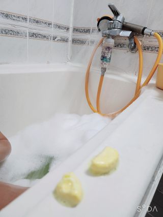 소담스퀘어 상암 Evreryday Bath Bomb Day7(에브리데이 배쓰밤 데이7) / 7종 중 2종 랜덤발송 — 5점을 준 리뷰어가 2022년 11월 올린 사용 사진