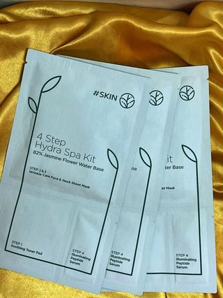 태그스킨 4스텝 주름개선 피부미백 영양 마스크팩 3개 세트(최신버전) — 5점을 준 리뷰어가 2022년 5월 올린 사용 사진
