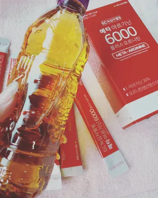 메타아르기닌 GC녹십자웰빙 메타 아르기닌 6000 플러스 오르니틴 — 5점을 준 리뷰어가 2022년 6월 올린 사용 사진
