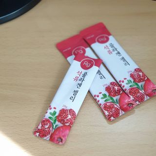 함초록 Rg+ 석류콜라겐젤리 — 5점을 준 리뷰어가 2021년 3월 올린 사용 사진