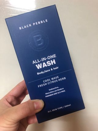 블랙페블 올인원 워시 쿨 웨이브 500ml — 4.5점을 준 리뷰어가 2021년 4월 올린 사용 사진