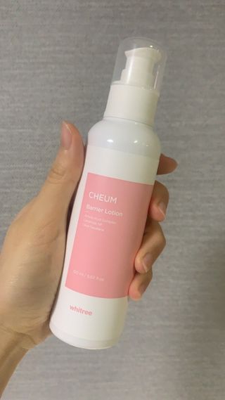 화이트리 채움 베리어 로션, 베리어 크림 세트 — 5점을 준 리뷰어가 2021년 2월 올린 사용 사진