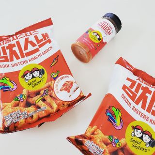 [서울시스터즈] 김치시즈닝 국내 최초 뿌려먹는 김치파우더 100g 1개+ 신제품 김치스낵 90g 2개 — 5점을 준 리뷰어가 2021년 8월 올린 사용 사진