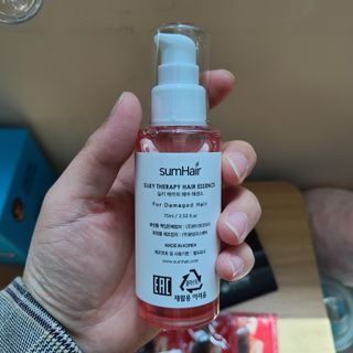 썸헤어 / SUMHAIR 썸헤어 실키 테라피 헤어 에센스 — 5점을 준 리뷰어가 2021년 5월 올린 사용 사진