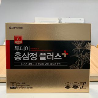 서울약사신협_투데이홍삼정플러스스틱_10g x 30포 — 5점을 준 리뷰어가 2021년 2월 올린 사용 사진