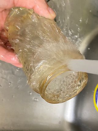 심플리오리빙 어니스트 주방세제 본품 500ml + 리필 900ml (코코넛향) — 2.5점을 준 리뷰어가 2022년 6월 올린 사용 사진