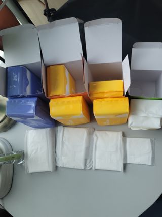 에어퀸 뉴브레스 유기농 생리대 4종 (팬티라이너 20P + 중형 10P + 대형 10P + 오버나이트 8P)_체험단 — 5점을 준 리뷰어가 2024년 5월 올린 사용 사진