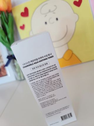 나나스킨 캐모마일아쿠아수딩토너 — 4점을 준 리뷰어가 2021년 5월 올린 사용 사진