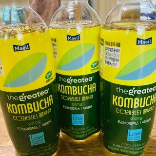 더그레잇티 콤부차 [매일유업] 더그레잇티 44kcal 콤부차 300ml *12개입 (오리지널 6개+베리리치 6개) — 5점을 준 리뷰어가 2023년 9월 올린 사용 사진
