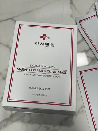 닥터마시멜로 마블러스 멀티 클리닉 마스크 — 5점을 준 리뷰어가 2021년 2월 올린 사용 사진