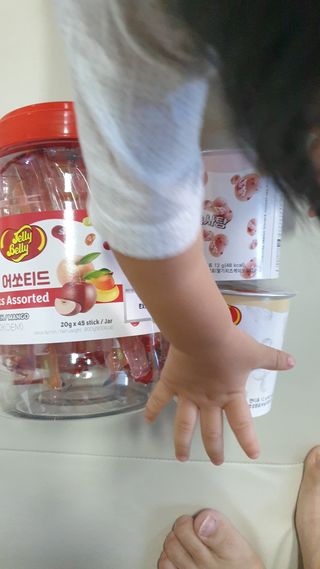 젤리벨리 젤리스틱 어쏘티드 900g — 5점을 준 리뷰어가 2022년 9월 올린 사용 사진