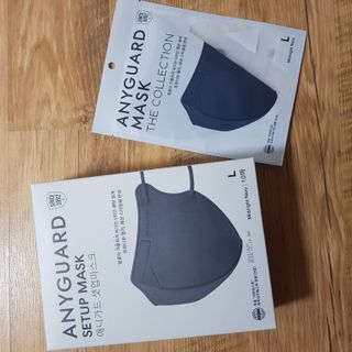 애니가드 셋업마스크 4컬러 각 10매입 [크리미베이지, 캐시미어로즈, 초콜렛브라운, 미드나잇네이비] — 5점을 준 리뷰어가 2022년 2월 올린 사용 사진