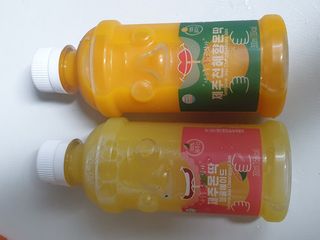 탐라원 제주의 맛, 몬딱주스 4종세트 - 한라봉몬딱주스, 천혜향몬딱주스, 청귤에이드, 당근몬딱주스 — 5점을 준 리뷰어가 2021년 7월 올린 사용 사진