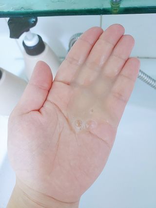 [과일나라] 피부가 마시는 커피우유 바디클렌저&바디로션 — 5점을 준 리뷰어가 2022년 3월 올린 사용 사진