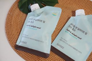아므_이너뷰티 라이트 앤 딜라이트 밀 민트 초코 — 5점을 준 리뷰어가 2021년 7월 올린 사용 사진
