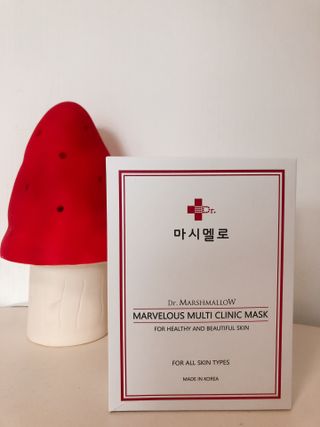 닥터마시멜로 마블러스 멀티 클리닉 마스크 — 4점을 준 리뷰어가 2021년 5월 올린 사용 사진