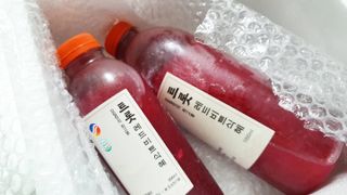 트롯전통식혜 트롯레드비트식혜 1리터 +500리터 — 5점을 준 리뷰어가 2021년 5월 올린 사용 사진