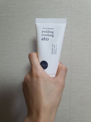 냉장고에 넣어요, 붉은 트러블 피부 다음날 진정되요 [버진팜스 푸딩수딩아토] — 5점을 준 리뷰어가 2021년 1월 올린 사용 사진