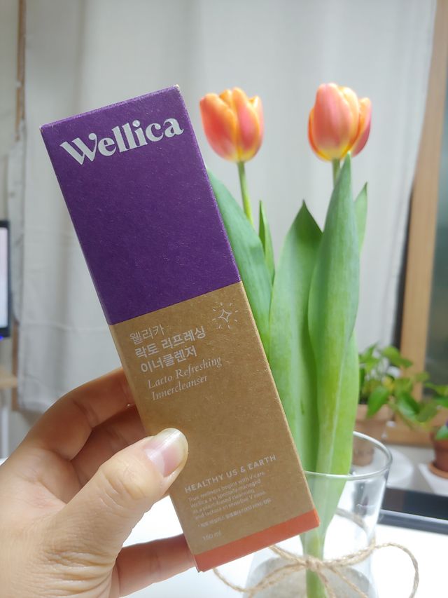 웰리카 락토 리프레싱 이너클렌저 리뷰 사진