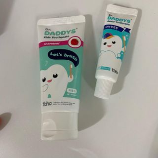 닥터데디스 안심불소 튼튼치약(청포도, 민트 중 택 1) 60g + 여행용 미니 치약 15g — 5점을 준 리뷰어가 2022년 7월 올린 사용 사진