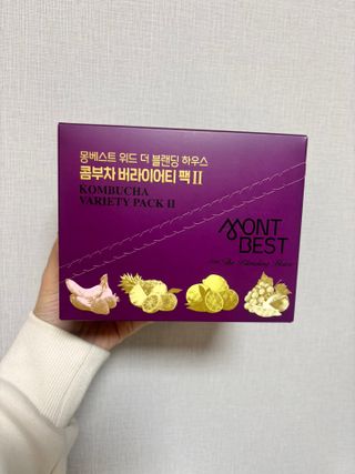 [몽베스트] 위드 더 블랜딩 하우스 콤부차 _ 버라이어티팩II — 5점을 준 리뷰어가 2024년 2월 올린 사용 사진