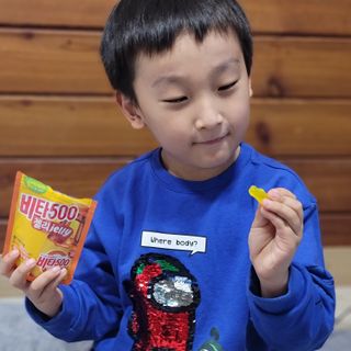 광동생활건강 [광동] 비타500데일리스틱 70포+쇼핑백+구미3개 — 5점을 준 리뷰어가 2022년 1월 올린 사용 사진