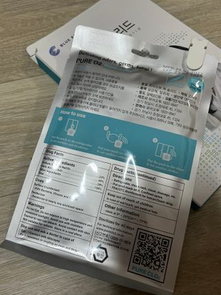 퓨어오투 블루콩 퓨어오투 팩솔리드 — 4점을 준 리뷰어가 2022년 6월 올린 사용 사진