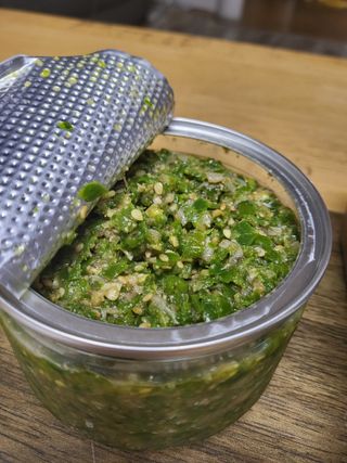 셰프애찬 수제 청양 맵짤이 400g — 5점을 준 리뷰어가 2022년 10월 올린 사용 사진