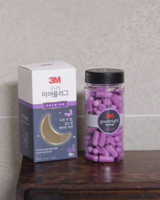 3M 소음방지 수면 귀마개 굿나잇 이어플러그 오렌지/퍼플 50쌍 — 5점을 준 리뷰어가 2023년 7월 올린 사용 사진
