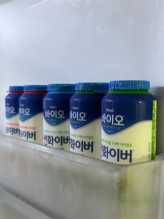 LIVE 매일바이오 썬화이버 드링킹 요거트 — 5점을 준 리뷰어가 2022년 8월 올린 사용 사진