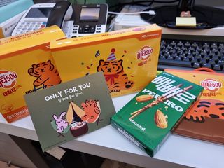 광동생활건강 [광동] 비타500데일리스틱  ★빼빼로데이★ 30포+70포+ 뚱랑이스티커+빼빼로+쇼핑백 — 5점을 준 리뷰어가 2022년 11월 올린 사용 사진