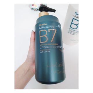 [포레스트스토리] B7 안티 헤어로스 샴푸1,000ml + 헤어팩 1,000ml — 5점을 준 리뷰어가 2021년 4월 올린 사용 사진