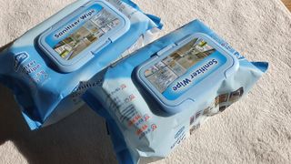 햅스 세균없는 주방 대형 2팩, HAPS sanitizer wipe — 4점을 준 리뷰어가 2022년 1월 올린 사용 사진