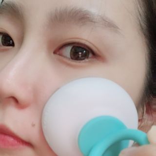 리더스코스메틱 리더스 카밍 페이스 쿨러 + 카밍 바이오틱스 앰플 — 3점을 준 리뷰어가 2021년 8월 올린 사용 사진
