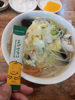 탄수화물 지방 곡물 발효 소화 분해 효소 밸런스링크 모과생각나 — 5점을 준 리뷰어가 2022년 5월 올린 사용 사진