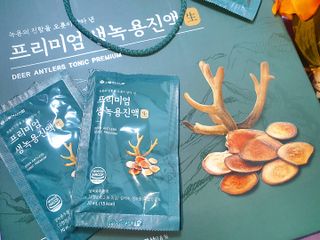 서울약사신협 약사신협_생녹용 진액_70ml x 30포 — 4점을 준 리뷰어가 2021년 7월 올린 사용 사진