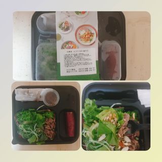 참살이도시락 작심삼일 샐러드도시락 3개 맛보기 새벽배송 또는 택배배송 — 5점을 준 리뷰어가 2021년 8월 올린 사용 사진