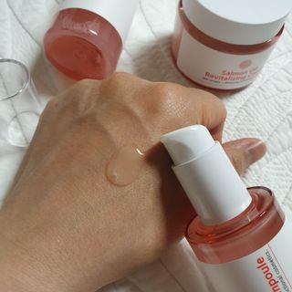 아이앤립 / EYENLIP 아이앤립 연어오일 리바이탈라이징 토너+앰플+크림 3종 세트 — 4점을 준 리뷰어가 2021년 5월 올린 사용 사진