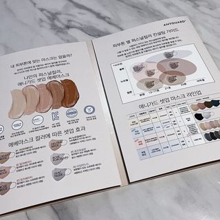 애니가드 셋업메베마스크 (대형 4컬러 + 중형 4컬러) — 5점을 준 리뷰어가 2022년 4월 올린 사용 사진