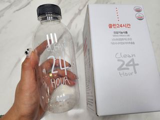 클린24시간 1BOX(5포) + 전용보틀(500ml) — 5점을 준 리뷰어가 2023년 7월 올린 사용 사진